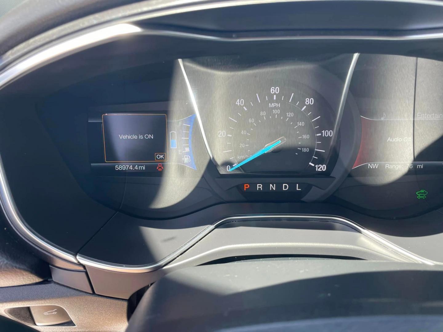 2018 WHITE /BLACK Ford Fusion Energi Titanium (3FA6P0SU6JR) with an 2.0L L4 DOHC 16V HYBRID engine, CVT transmission, located at 744 E Miner Ave, Stockton, CA, 95202, (209) 944-5770, 37.956863, -121.282082 - Photo#9